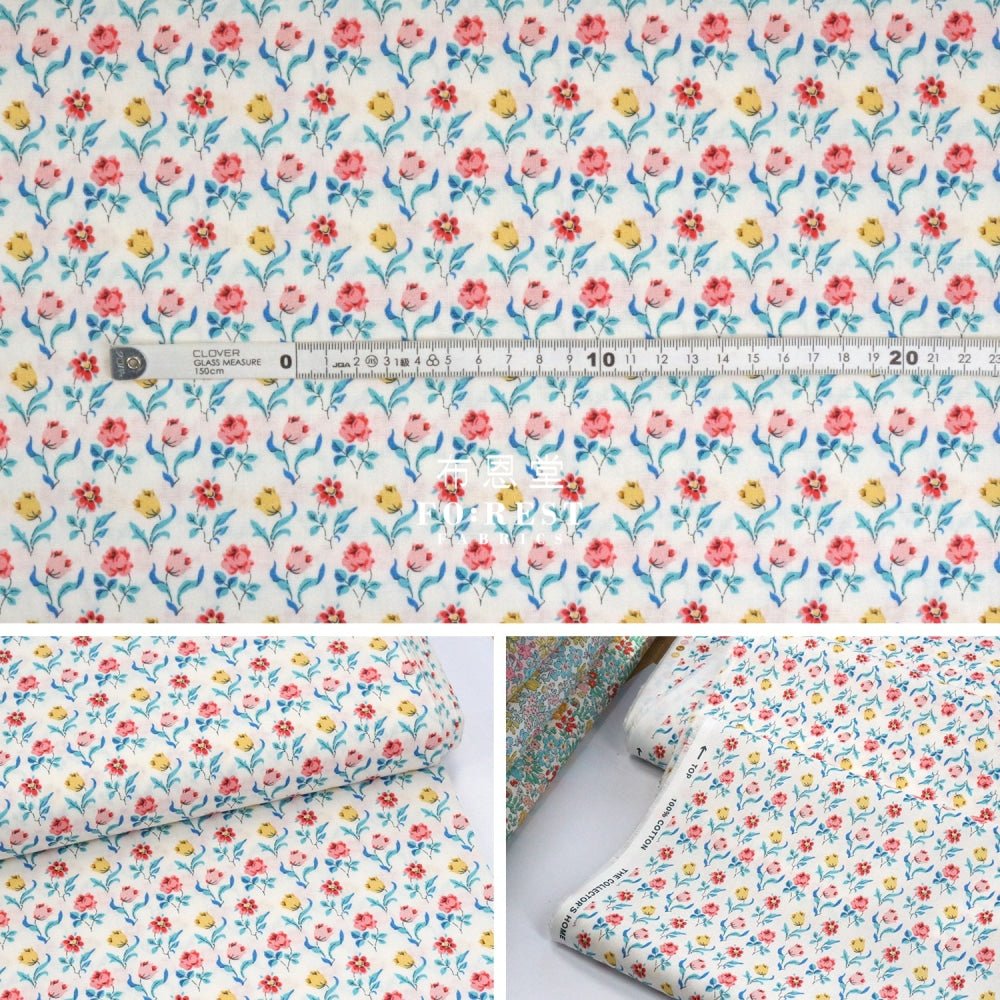 Quilting Liberty - Oshibana A - FO:REST Fabric 布恩堂Liberty fabrictana lawnjapanese fabricykk zipper