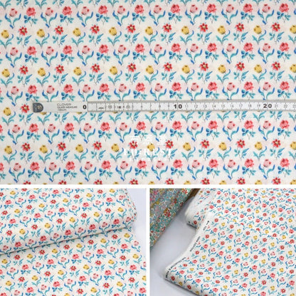 Quilting Liberty - Oshibana A - FO:REST Fabric 布恩堂Liberty fabrictana lawnjapanese fabricykk zipper