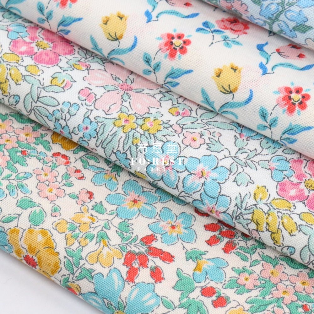 Quilting Liberty - Oshibana A - FO:REST Fabric 布恩堂Liberty fabrictana lawnjapanese fabricykk zipper