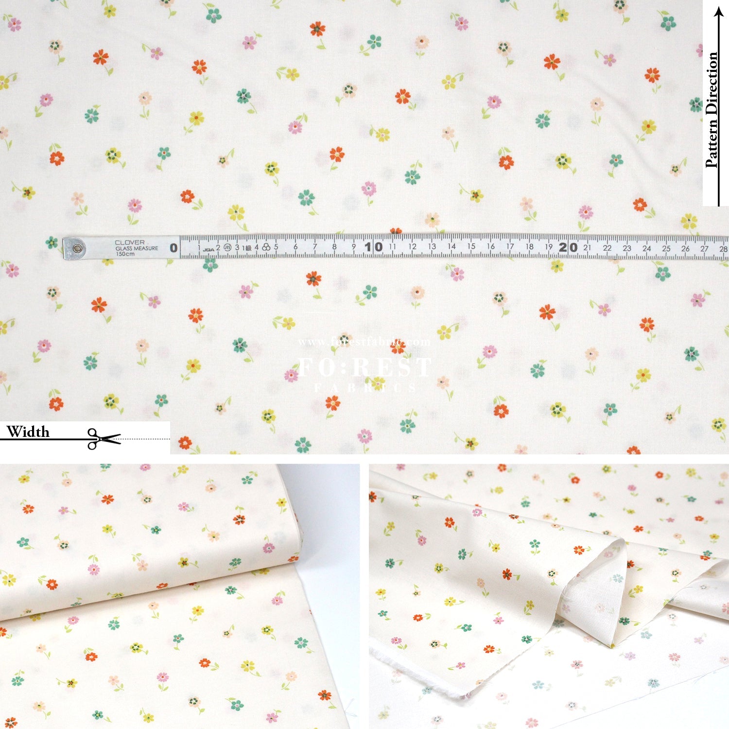 Quilting Liberty - Posie Grace fabric A - FO:REST Fabric 布恩堂Liberty fabrictana lawnjapanese fabricykk zipper
