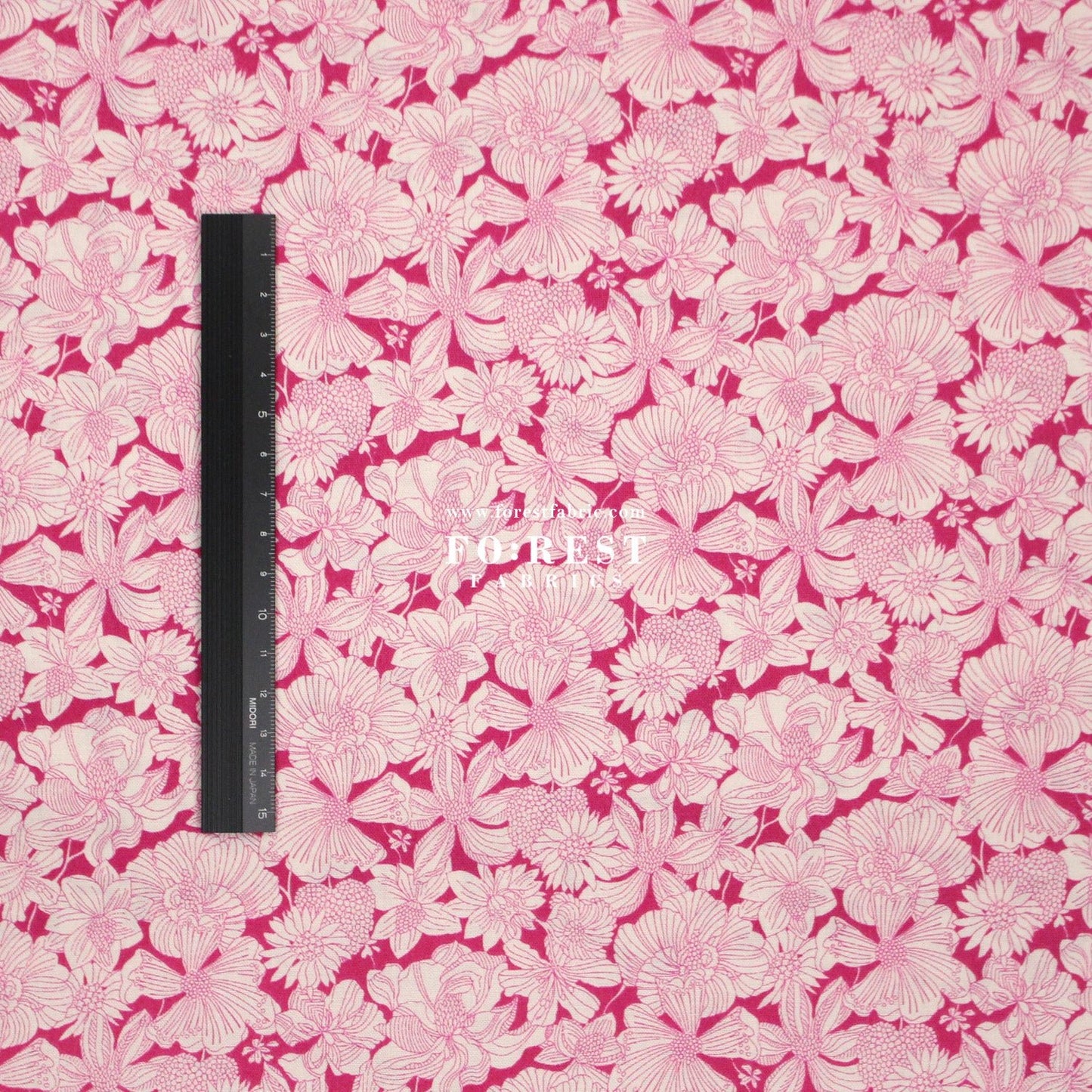 Quilting Liberty - Postcard from Paradise 1 fabric - FO:REST Fabric 布恩堂Liberty fabrictana lawnjapanese fabricykk zipper