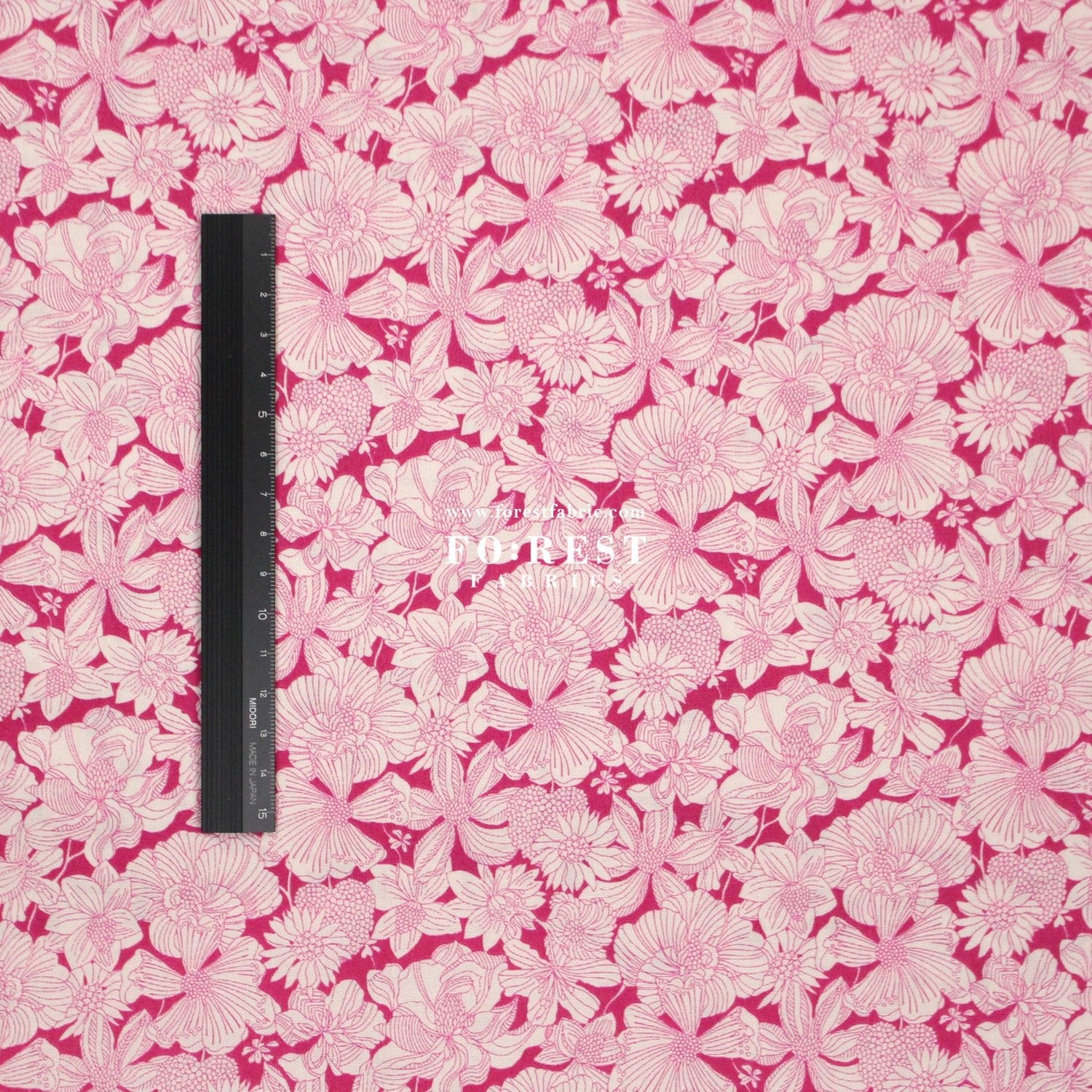 Quilting Liberty - Postcard from Paradise 1 fabric - FO:REST Fabric 布恩堂Liberty fabrictana lawnjapanese fabricykk zipper