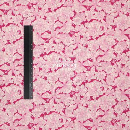 Quilting Liberty - Postcard from Paradise 1 fabric - FO:REST Fabric 布恩堂Liberty fabrictana lawnjapanese fabricykk zipper