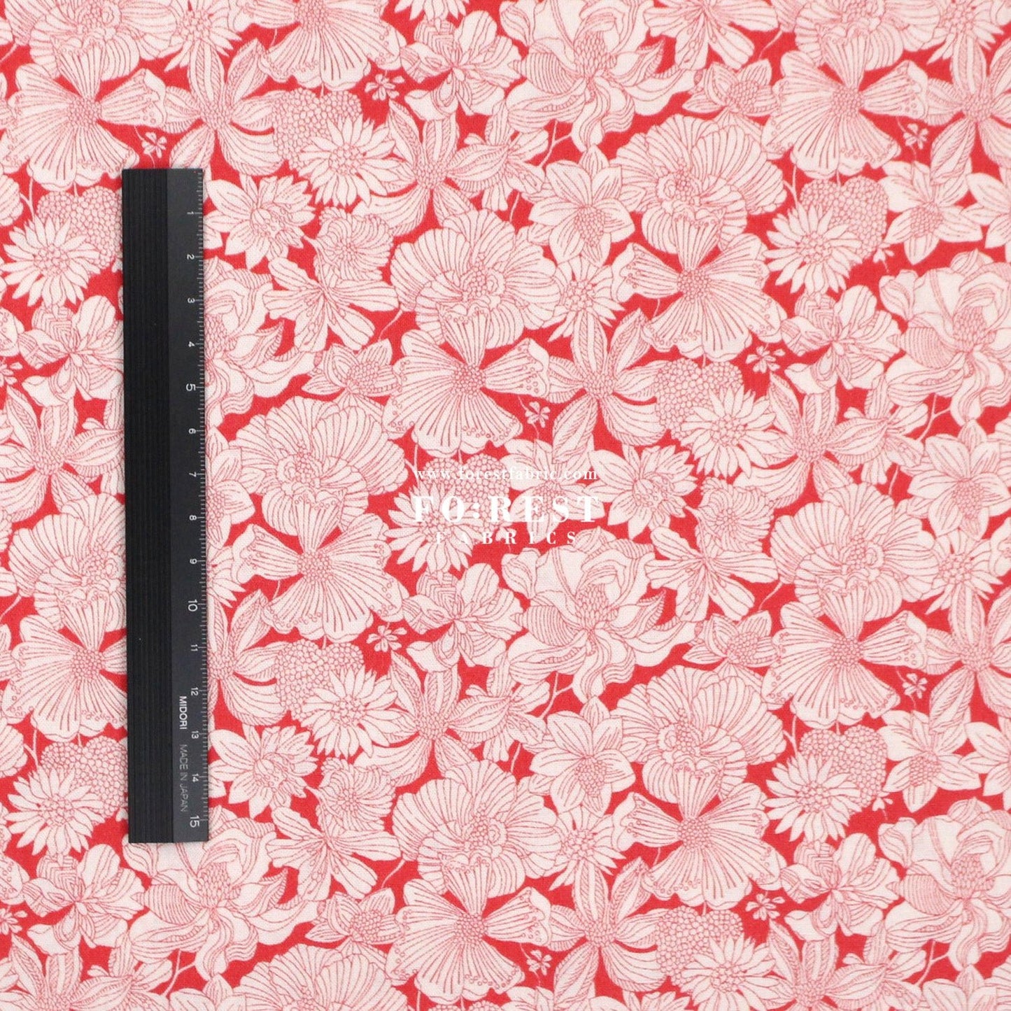 Quilting Liberty - Postcard from Paradise 2 fabric - FO:REST Fabric 布恩堂Liberty fabrictana lawnjapanese fabricykk zipper