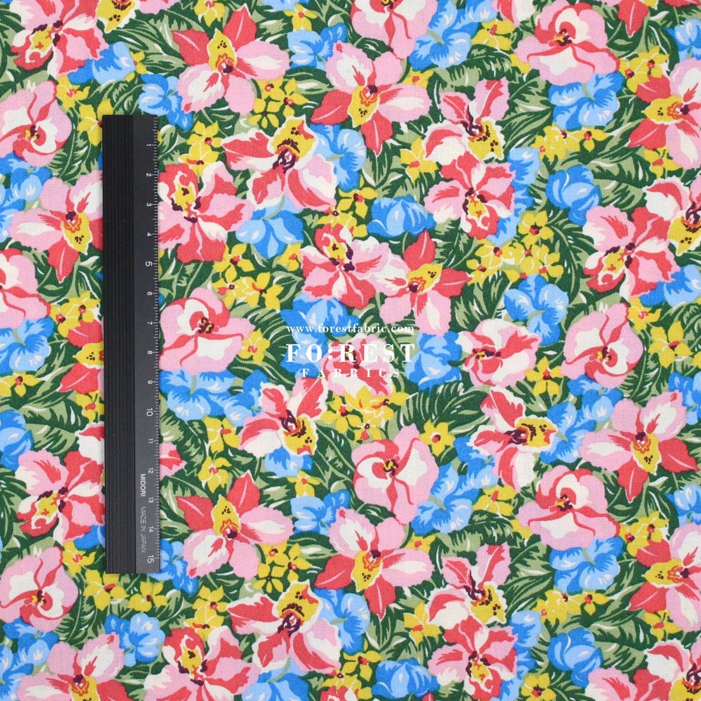 Quilting Liberty - Postcard from Paradise 2 fabric - FO:REST Fabric 布恩堂Liberty fabrictana lawnjapanese fabricykk zipper