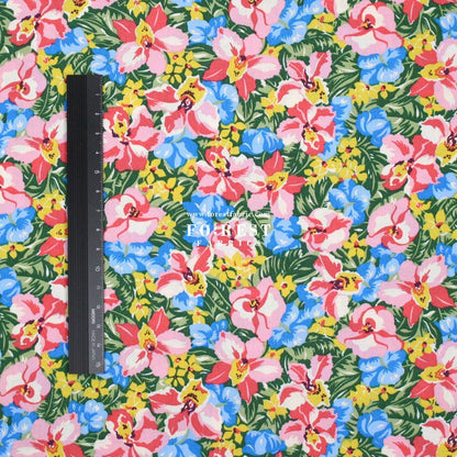 Quilting Liberty - Postcard from Paradise 2 fabric - FO:REST Fabric 布恩堂Liberty fabrictana lawnjapanese fabricykk zipper