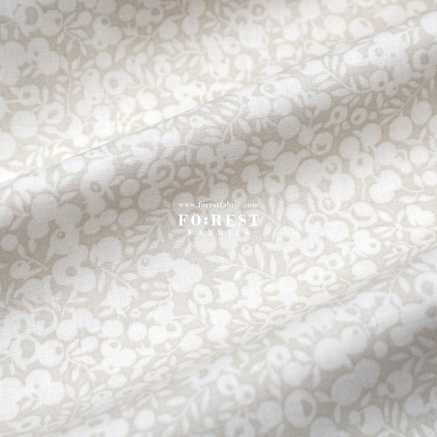 Quilting Liberty - Putty A - FO:REST Fabric 布恩堂Liberty fabrictana lawnjapanese fabricykk zipper