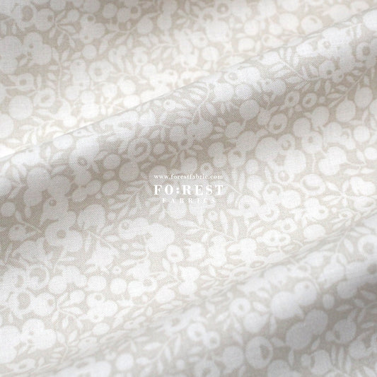 Quilting Liberty - Putty A - FO:REST Fabric 布恩堂Liberty fabrictana lawnjapanese fabricykk zipper