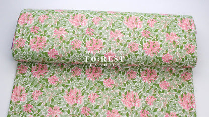 Quilting Liberty - Rrailing Honeysuckle 275cm Wide Width fabric - FO:REST Fabric 布恩堂Liberty fabrictana lawnjapanese fabricykk zipper