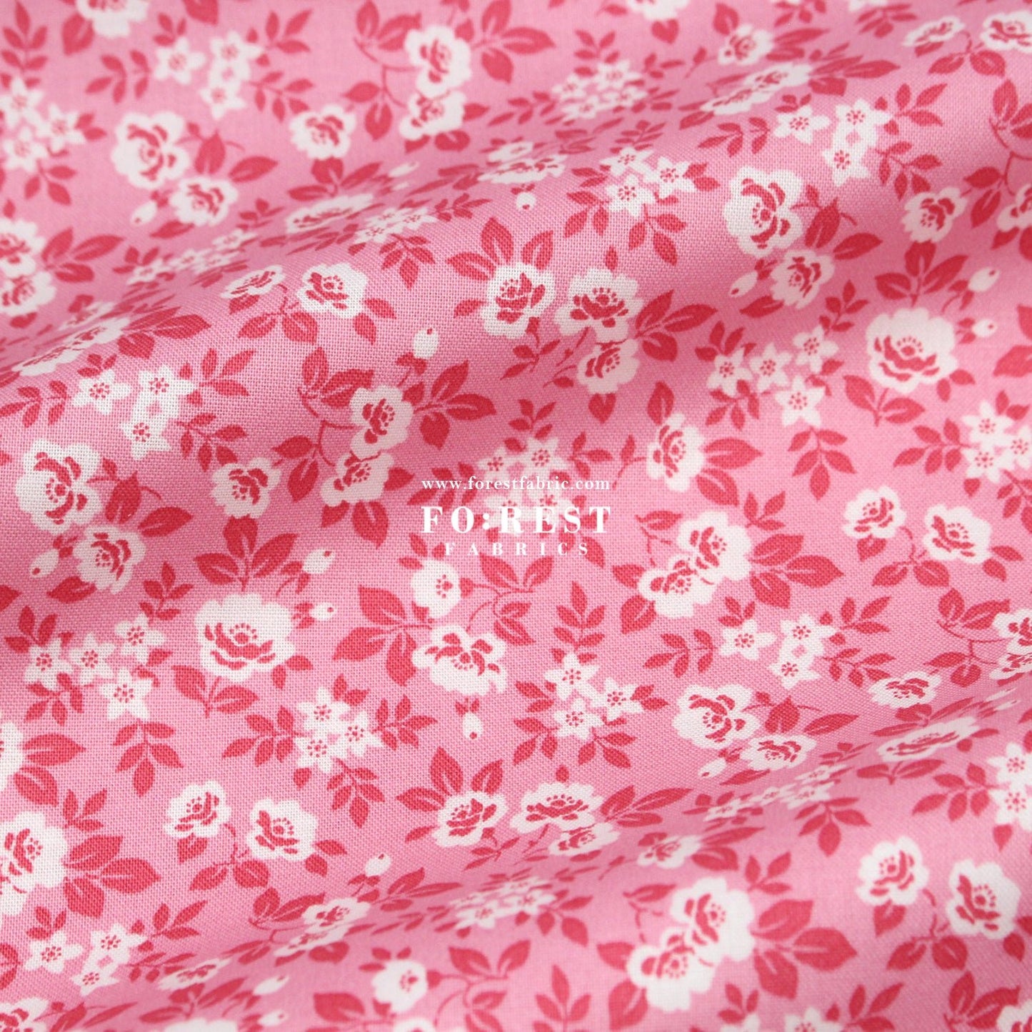Quilting Liberty - Scented Rose fabric A - FO:REST Fabric 布恩堂Liberty fabrictana lawnjapanese fabricykk zipper