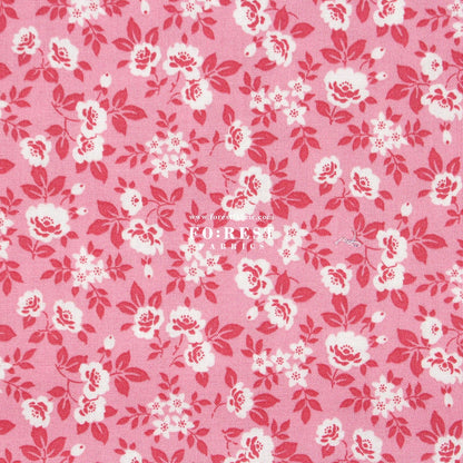 Quilting Liberty - Scented Rose fabric A - FO:REST Fabric 布恩堂Liberty fabrictana lawnjapanese fabricykk zipper