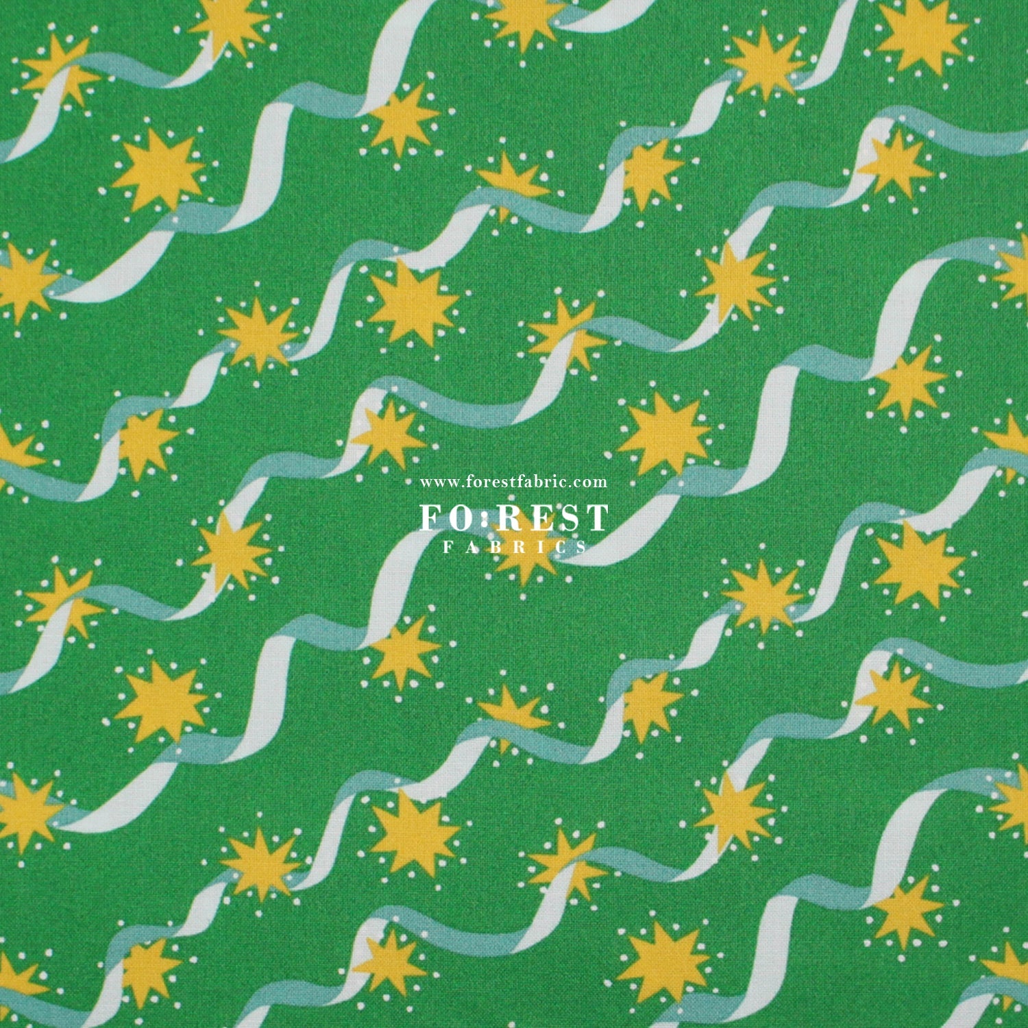 Quilting Liberty - Stars and Ribbons fabric A - FO:REST Fabric 布恩堂Liberty fabrictana lawnjapanese fabricykk zipper