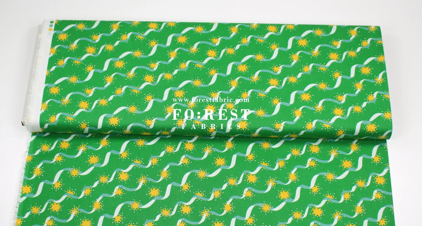 Quilting Liberty - Stars and Ribbons fabric A - FO:REST Fabric 布恩堂Liberty fabrictana lawnjapanese fabricykk zipper