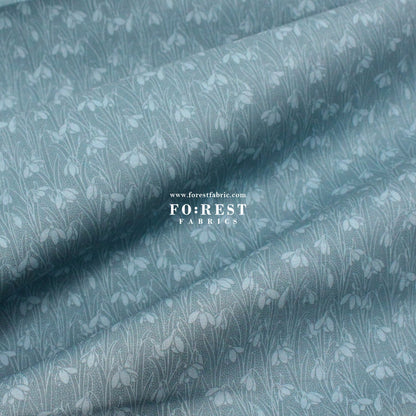 Quilting Liberty - Steely Sky A - FO:REST Fabric 布恩堂Liberty fabrictana lawnjapanese fabricykk zipper