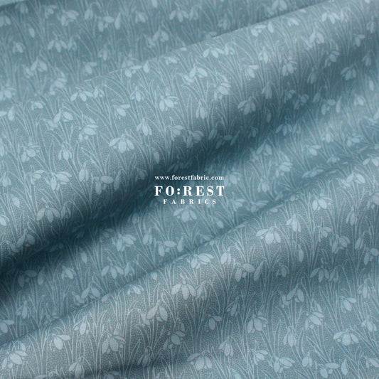 Quilting Liberty - Steely Sky A - FO:REST Fabric 布恩堂Liberty fabrictana lawnjapanese fabricykk zipper
