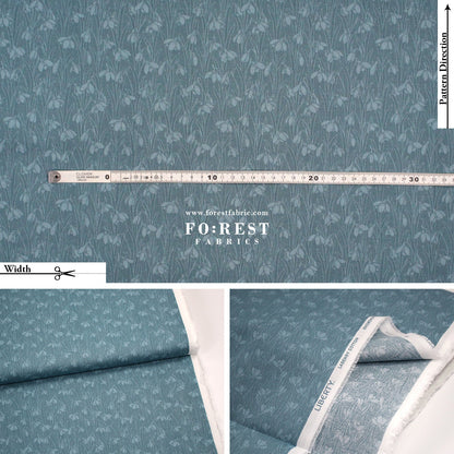Quilting Liberty - Steely Sky A - FO:REST Fabric 布恩堂Liberty fabrictana lawnjapanese fabricykk zipper