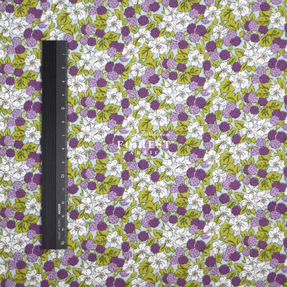 Quilting Liberty - Sweet Blackberries A - FO:REST Fabric 布恩堂Liberty fabrictana lawnjapanese fabricykk zipper