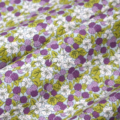 Quilting Liberty - Sweet Blackberries A - FO:REST Fabric 布恩堂Liberty fabrictana lawnjapanese fabricykk zipper