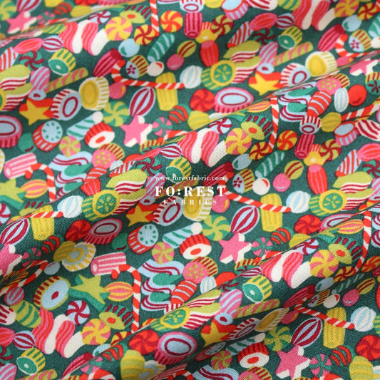 Quilting Liberty - Sweet Surprise fabric A - FO:REST Fabric 布恩堂Liberty fabrictana lawnjapanese fabricykk zipper