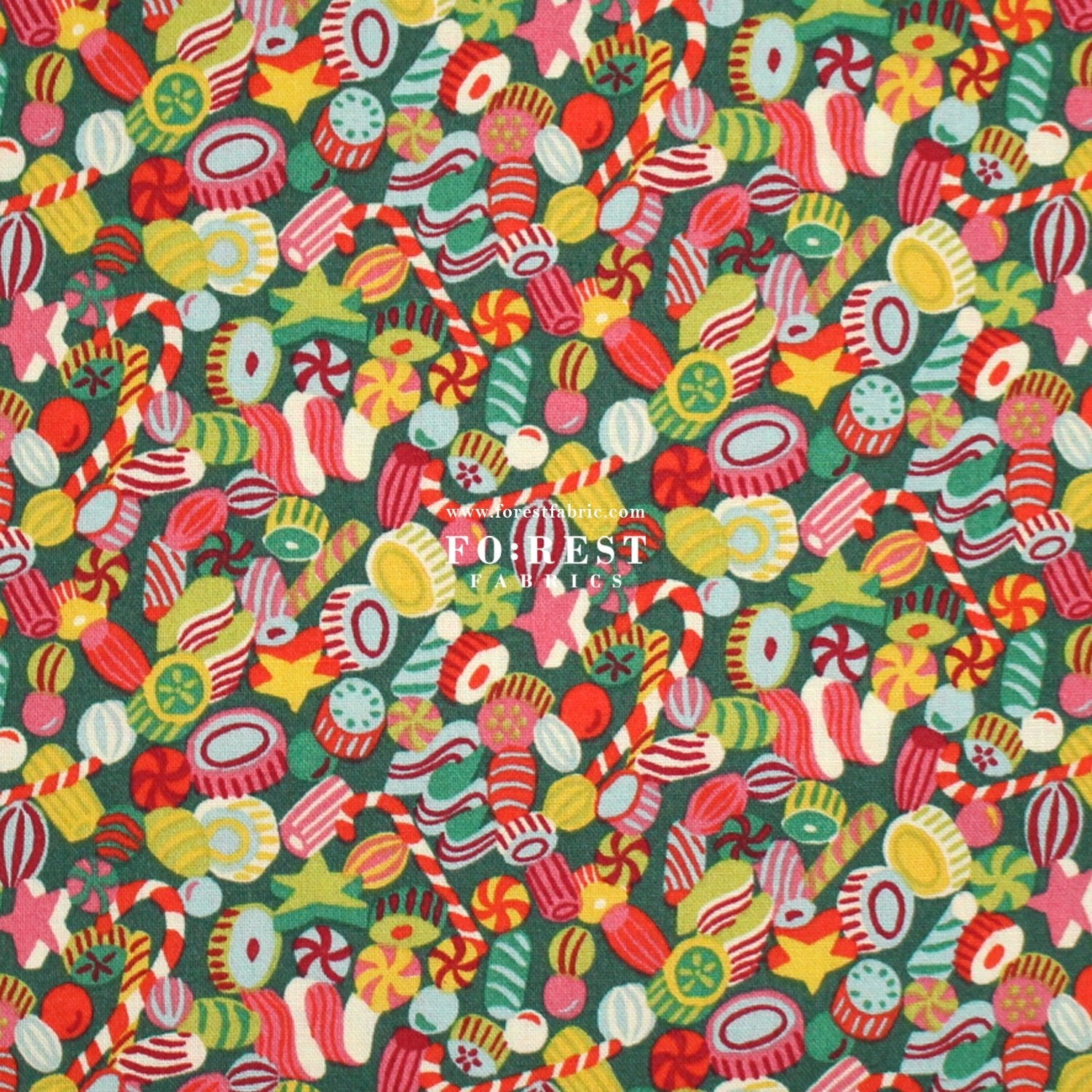 Quilting Liberty - Sweet Surprise fabric A - FO:REST Fabric 布恩堂Liberty fabrictana lawnjapanese fabricykk zipper