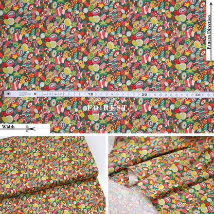 Quilting Liberty - Sweet Surprise fabric A - FO:REST Fabric 布恩堂Liberty fabrictana lawnjapanese fabricykk zipper