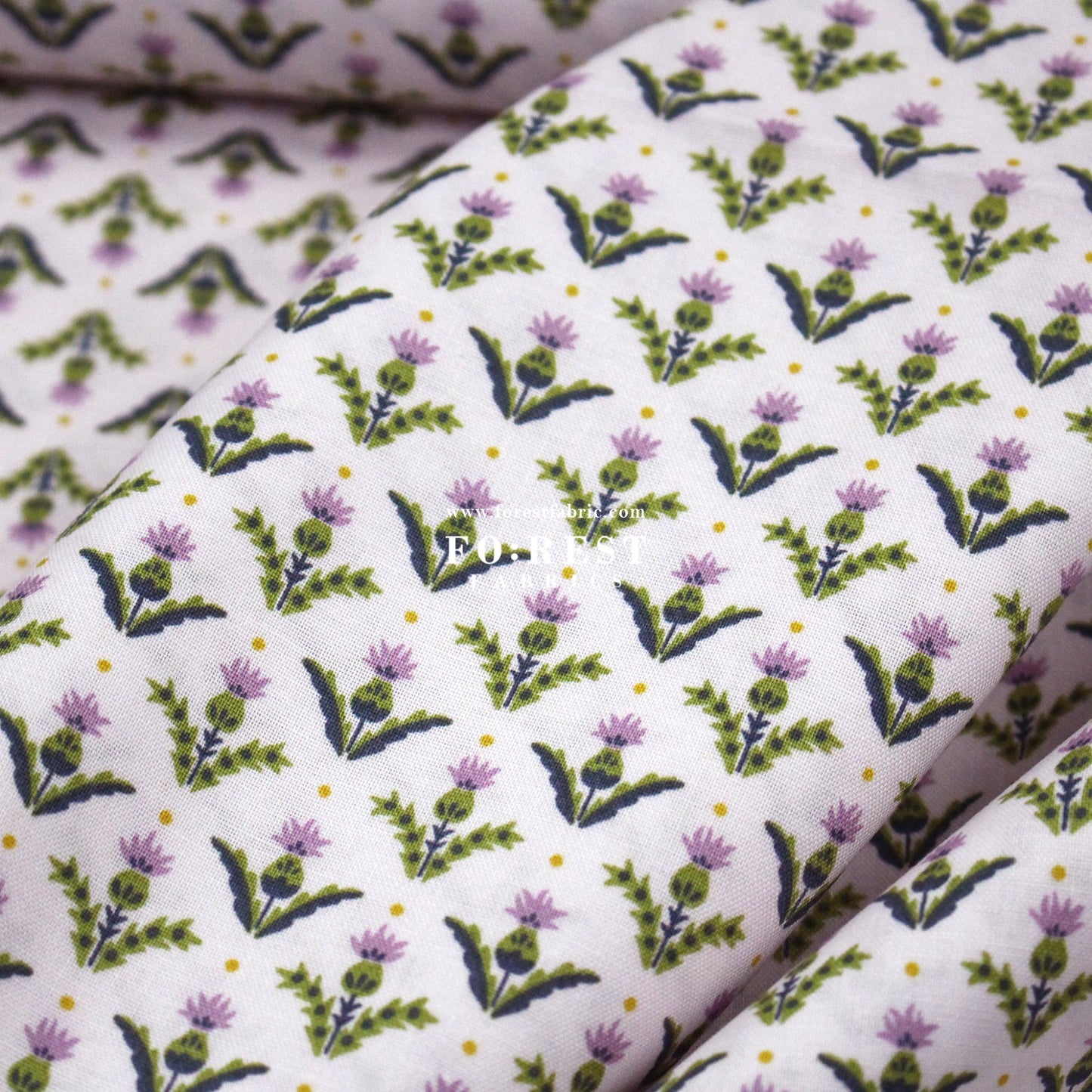 Quilting Liberty - Tay Thistle A - FO:REST Fabric 布恩堂Liberty fabrictana lawnjapanese fabricykk zipper