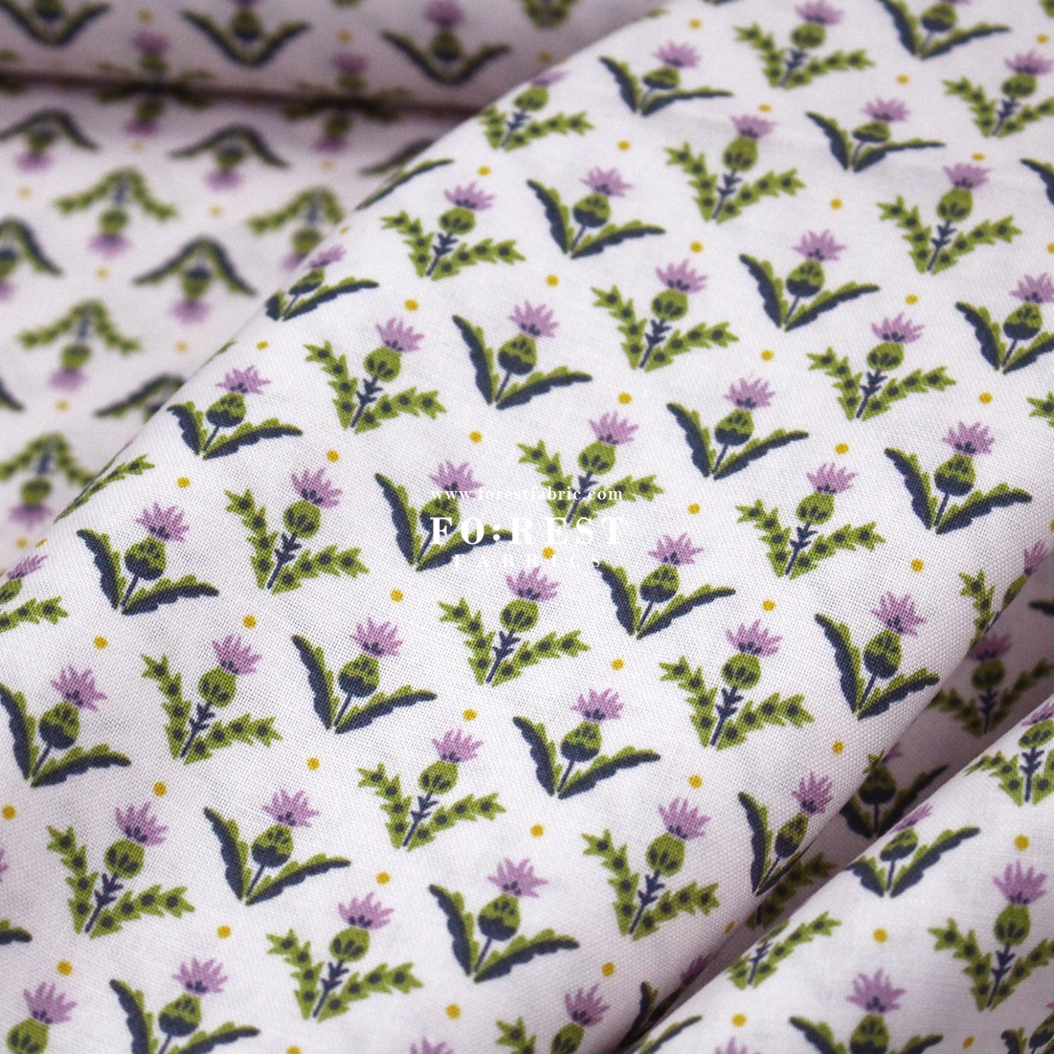 Quilting Liberty - Tay Thistle A - FO:REST Fabric 布恩堂Liberty fabrictana lawnjapanese fabricykk zipper