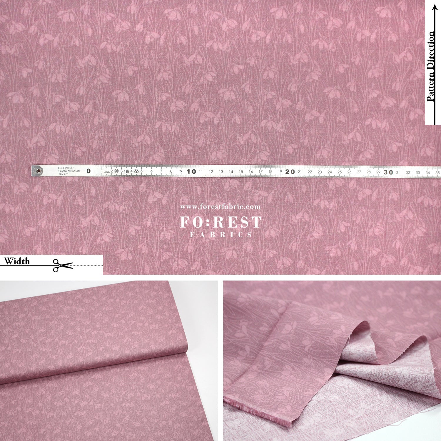 Quilting Liberty - Tea Rose A - FO:REST Fabric 布恩堂Liberty fabrictana lawnjapanese fabricykk zipper