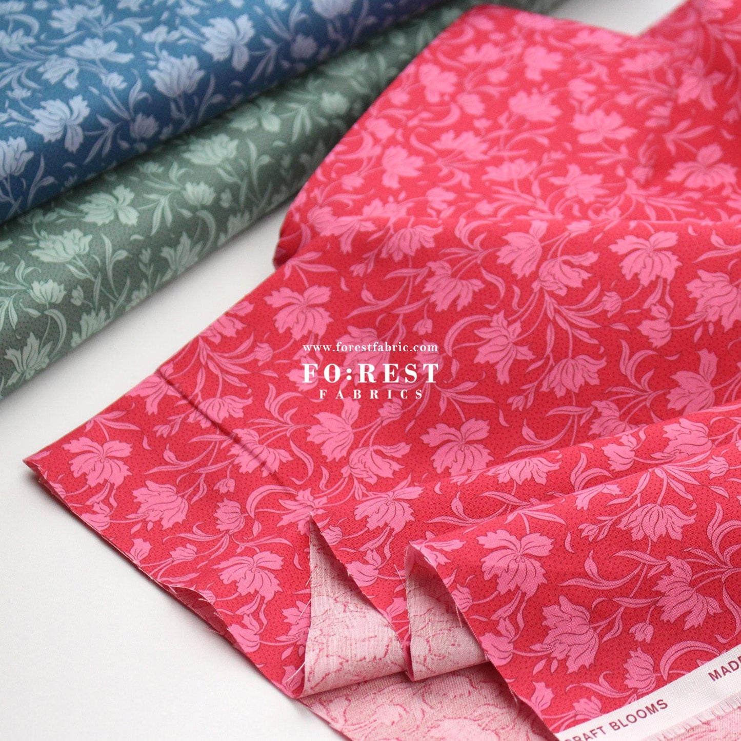 Quilting Liberty - The Craft Garden 2 fabric - FO:REST Fabric 布恩堂Liberty fabrictana lawnjapanese fabricykk zipper