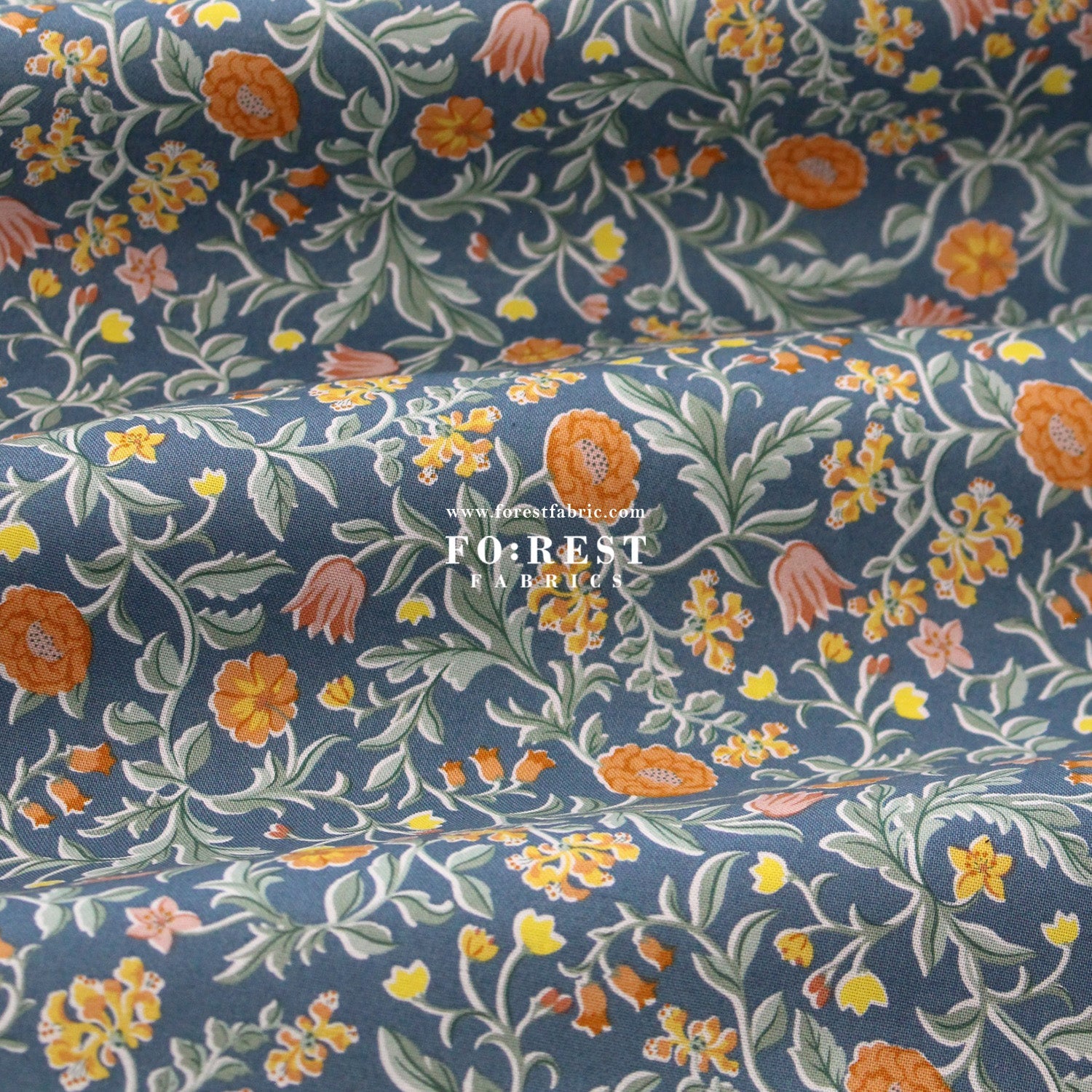 Quilting Liberty - The Craft Garden 2 fabric - FO:REST Fabric 布恩堂Liberty fabrictana lawnjapanese fabricykk zipper