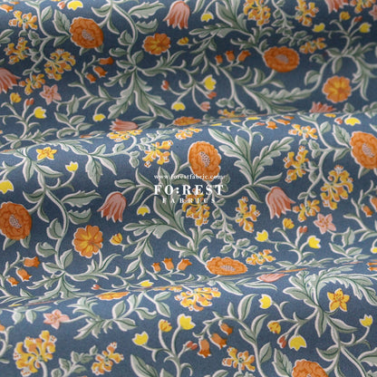 Quilting Liberty - The Craft Garden 2 fabric - FO:REST Fabric 布恩堂Liberty fabrictana lawnjapanese fabricykk zipper