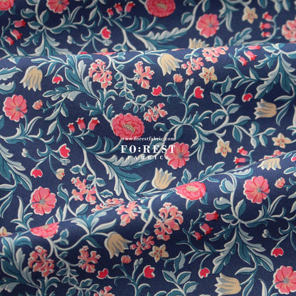 Quilting Liberty - The Craft Garden 2 fabric - FO:REST Fabric 布恩堂Liberty fabrictana lawnjapanese fabricykk zipper