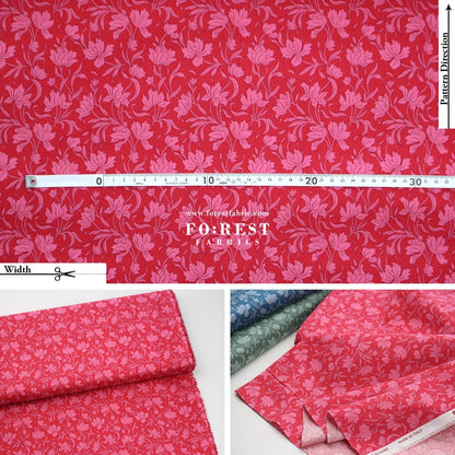Quilting Liberty - The Craft Garden 2 fabric - FO:REST Fabric 布恩堂Liberty fabrictana lawnjapanese fabricykk zipper