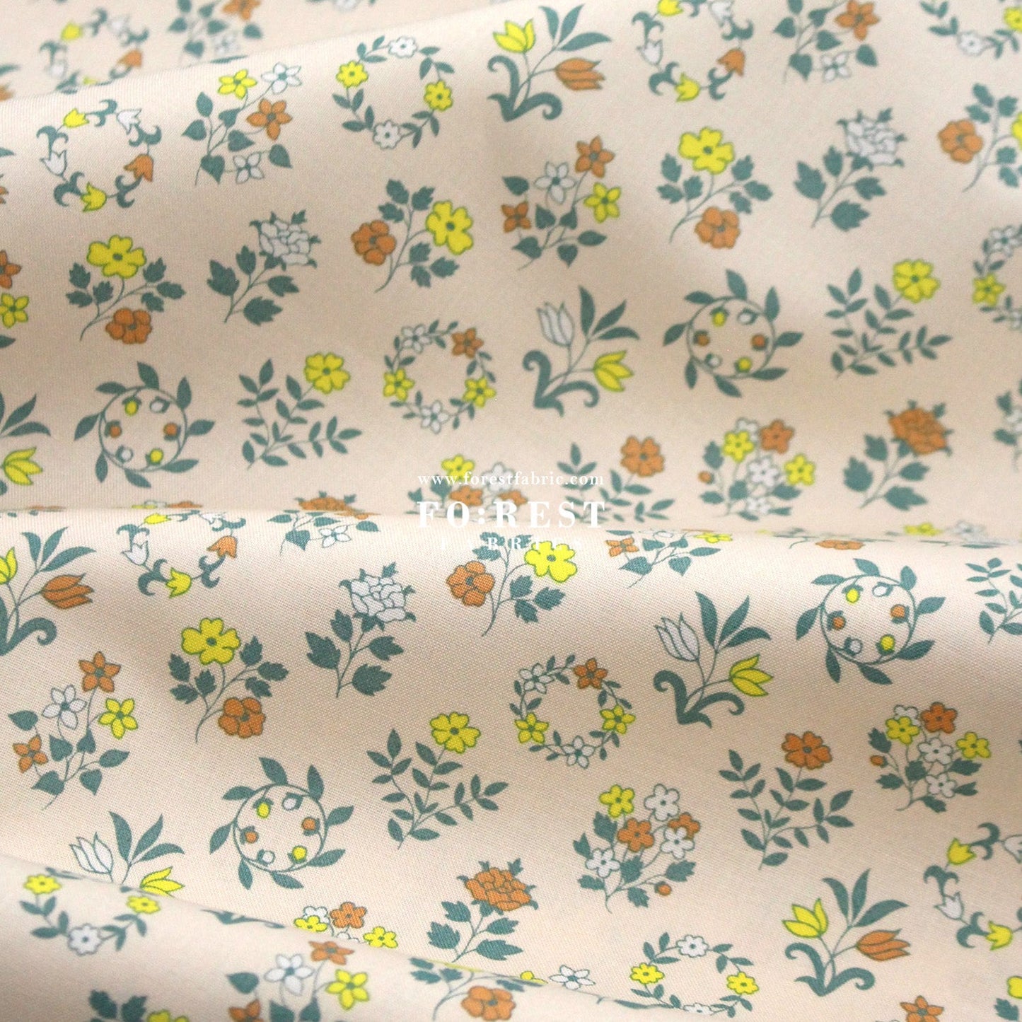 Quilting Liberty - The Craft Garden A fabric - FO:REST Fabric 布恩堂Liberty fabrictana lawnjapanese fabricykk zipper