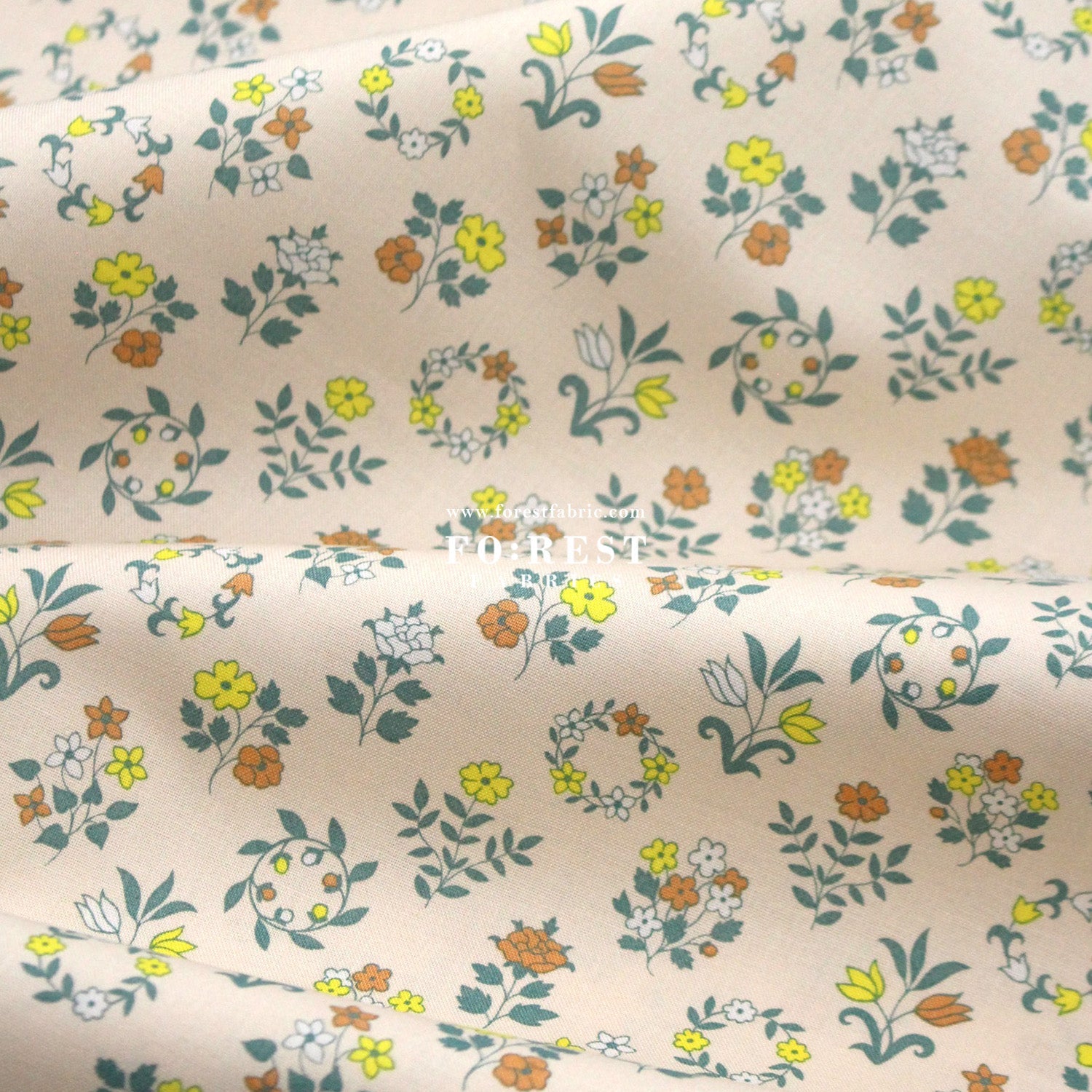 Quilting Liberty - The Craft Garden A fabric - FO:REST Fabric 布恩堂Liberty fabrictana lawnjapanese fabricykk zipper