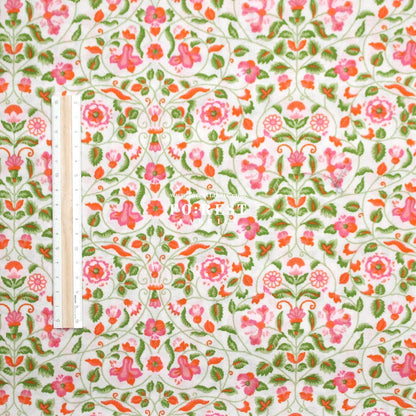 Quilting Liberty - The Craft Garden A fabric - FO:REST Fabric 布恩堂Liberty fabrictana lawnjapanese fabricykk zipper