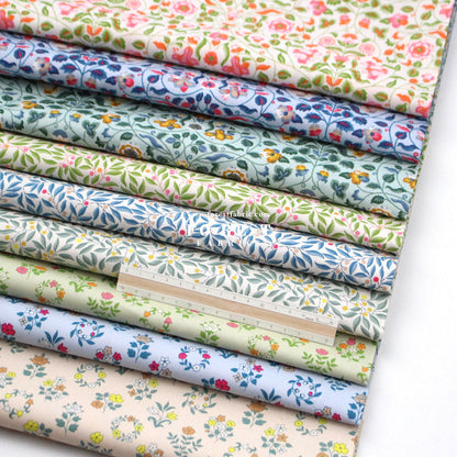 Quilting Liberty - The Craft Garden A fabric - FO:REST Fabric 布恩堂Liberty fabrictana lawnjapanese fabricykk zipper