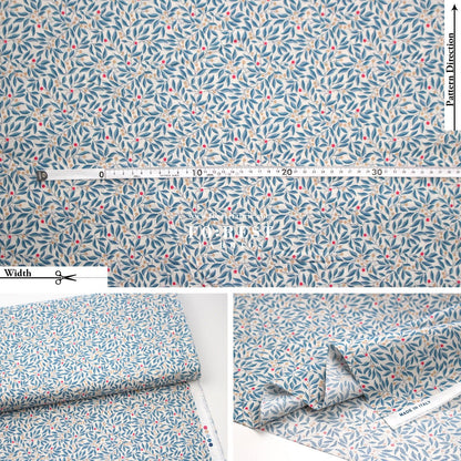 Quilting Liberty - The Craft Garden A fabric - FO:REST Fabric 布恩堂Liberty fabrictana lawnjapanese fabricykk zipper