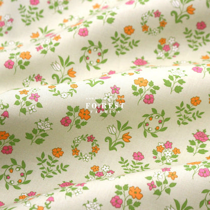 Quilting Liberty - The Craft Garden A fabric - FO:REST Fabric 布恩堂Liberty fabrictana lawnjapanese fabricykk zipper