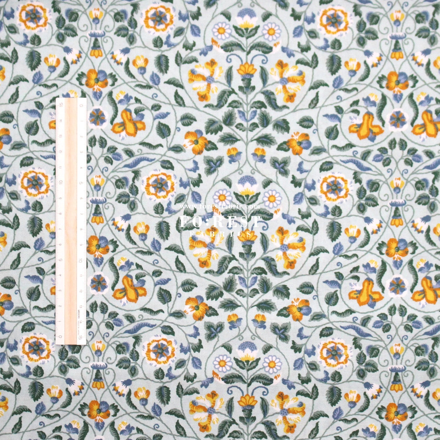 Quilting Liberty - The Craft Garden A fabric - FO:REST Fabric 布恩堂Liberty fabrictana lawnjapanese fabricykk zipper