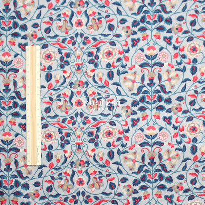 Quilting Liberty - The Craft Garden A fabric - FO:REST Fabric 布恩堂Liberty fabrictana lawnjapanese fabricykk zipper