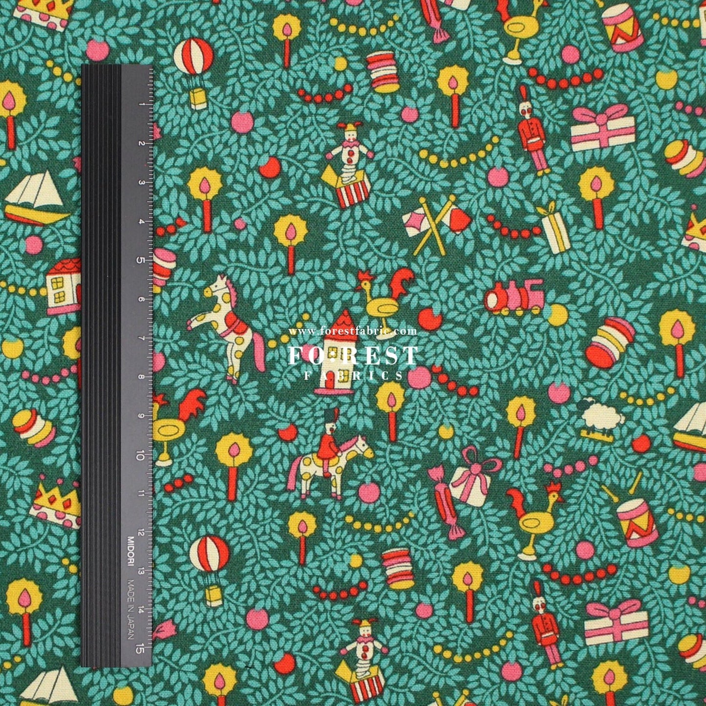 Quilting Liberty - Toy Tree fabric A - FO:REST Fabric 布恩堂Liberty fabrictana lawnjapanese fabricykk zipper
