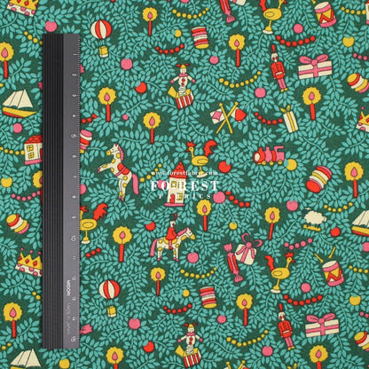 Quilting Liberty - Toy Tree fabric A - FO:REST Fabric 布恩堂Liberty fabrictana lawnjapanese fabricykk zipper