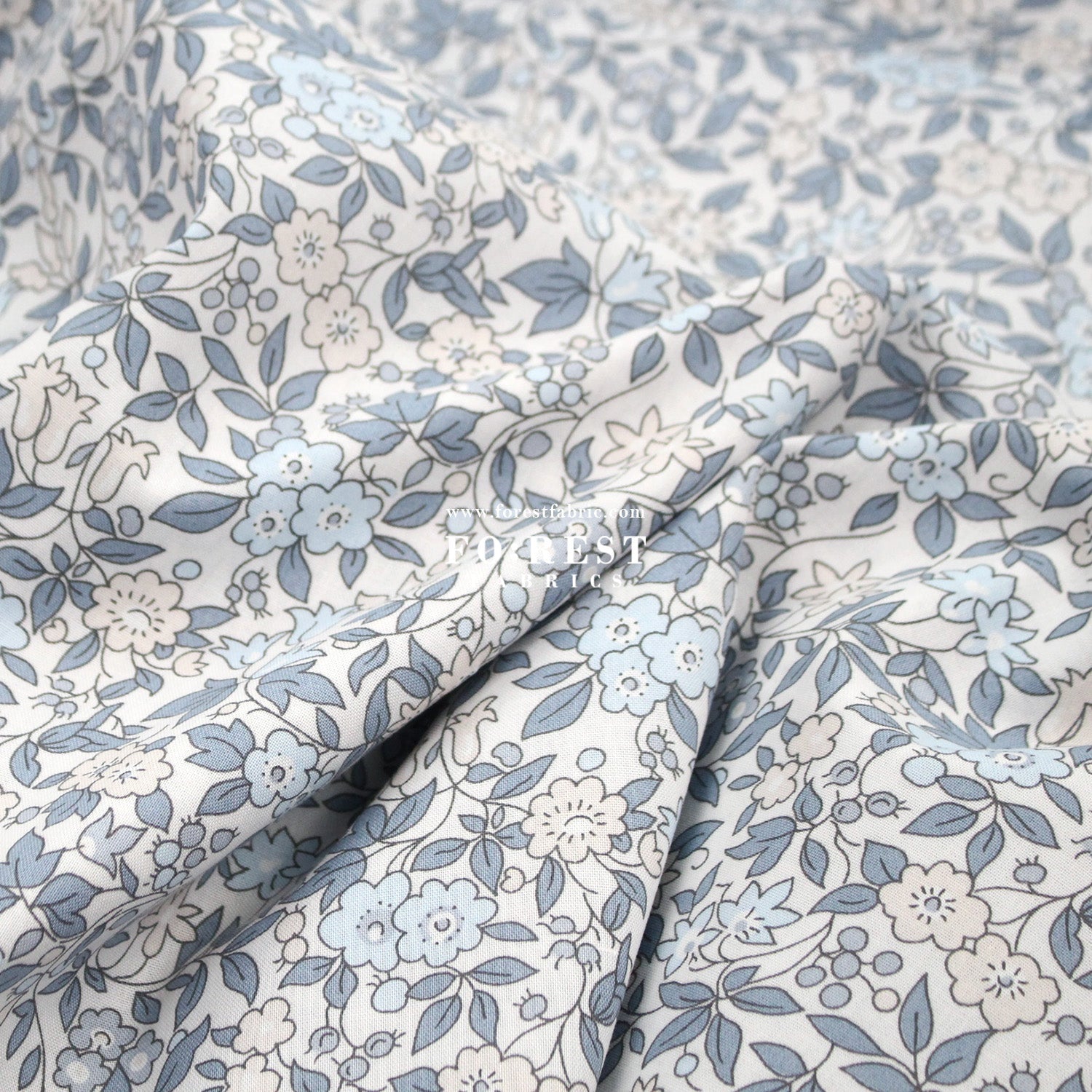 Quilting Liberty - Trailing Blossom 275cm Wide Width fabric - FO:REST Fabric 布恩堂Liberty fabrictana lawnjapanese fabricykk zipper