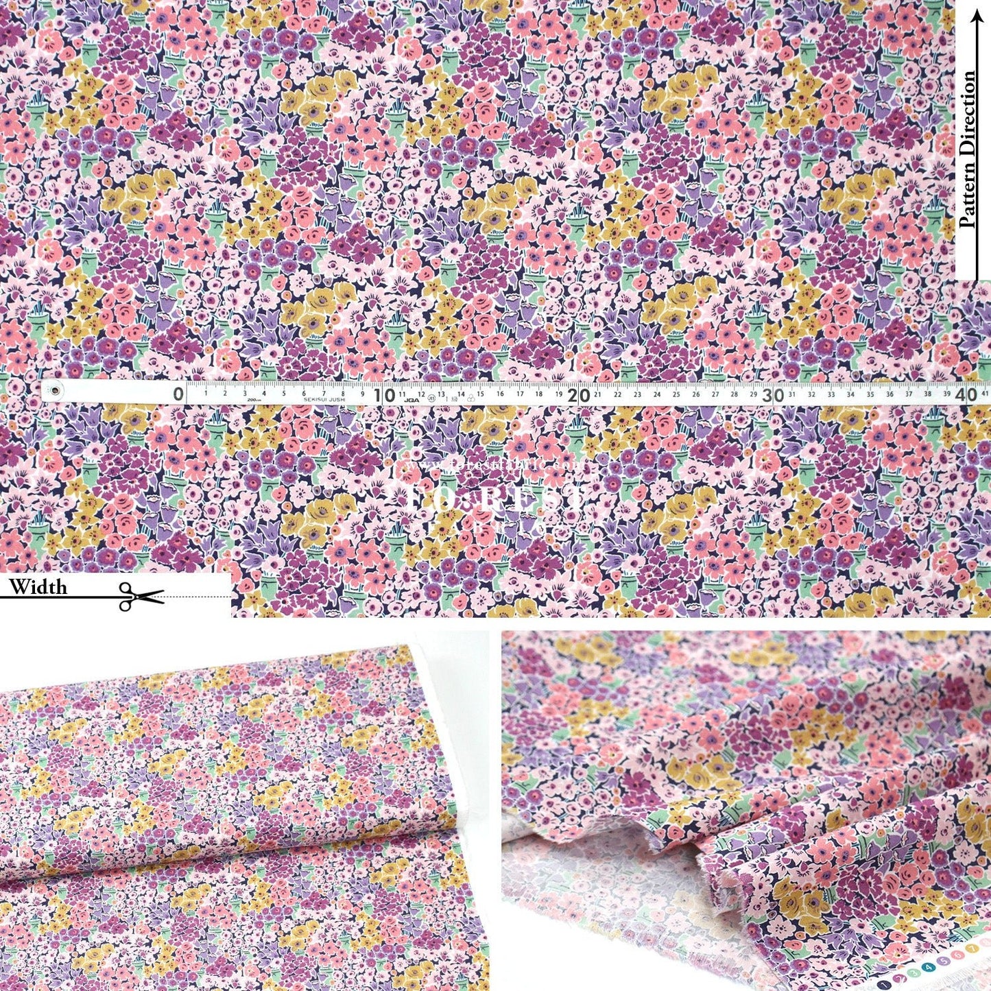 Quilting Liberty - Tudor Celebration 1 fabric - FO:REST Fabric 布恩堂Liberty fabrictana lawnjapanese fabricykk zipper