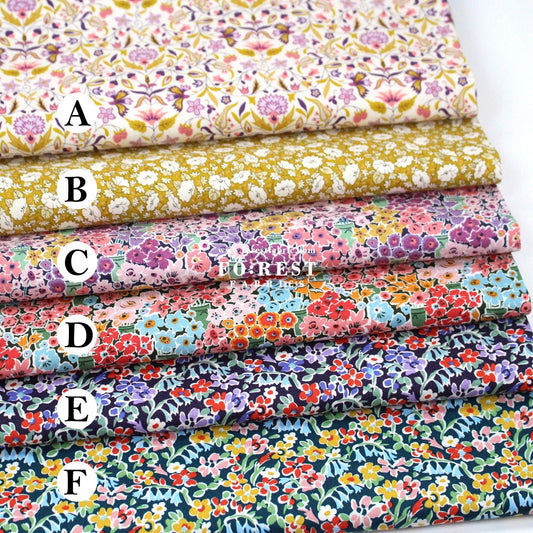 Quilting Liberty - Tudor Celebration 1 fabric - FO:REST Fabric 布恩堂Liberty fabrictana lawnjapanese fabricykk zipper