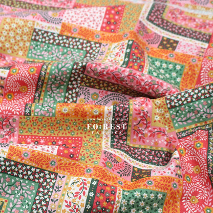 Quilting Liberty - Tudor Celebration 2 fabric - FO:REST Fabric 布恩堂Liberty fabrictana lawnjapanese fabricykk zipper