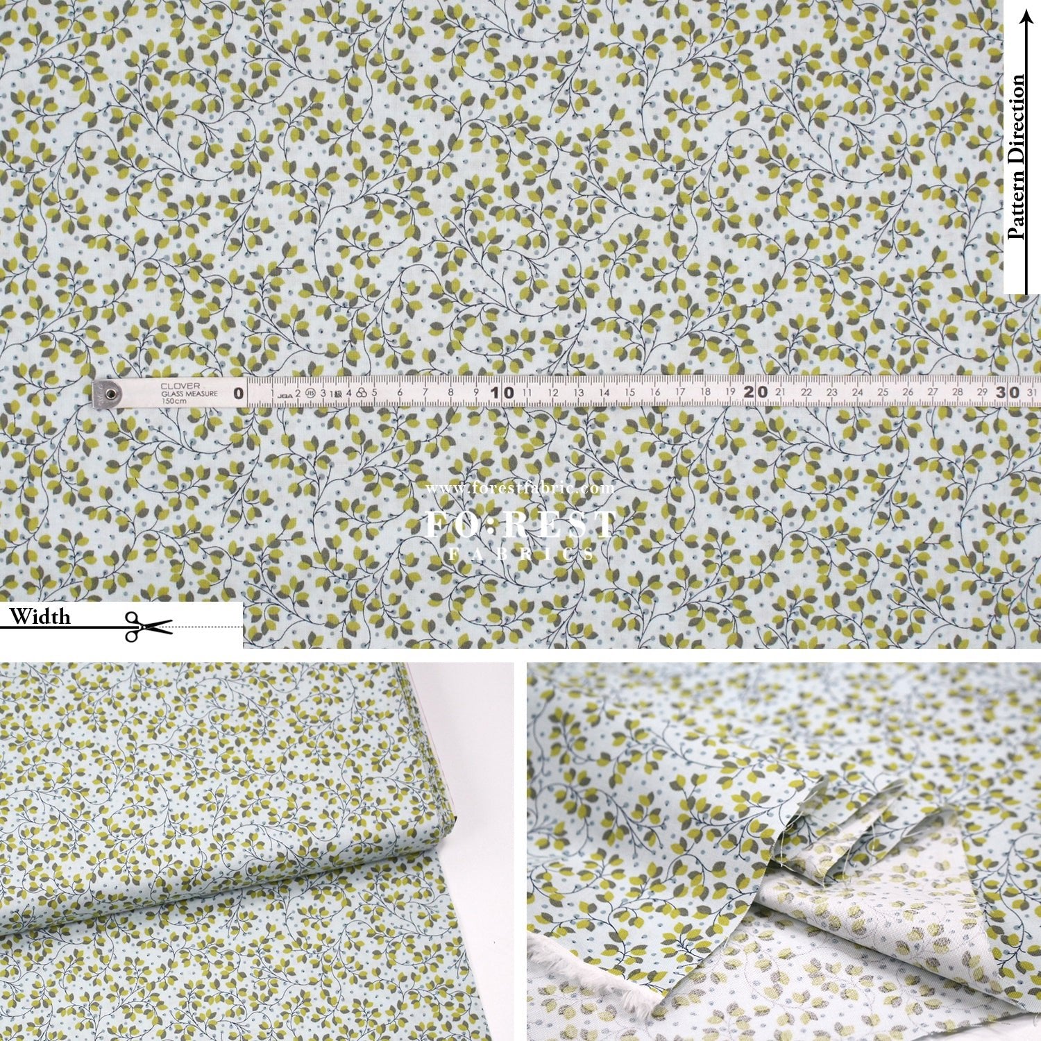 Quilting Liberty - Wild Blueberries A - FO:REST Fabric 布恩堂Liberty fabrictana lawnjapanese fabricykk zipper