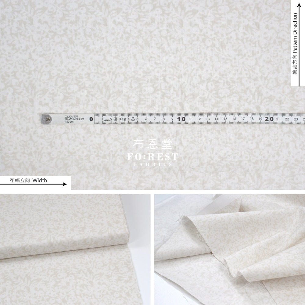 Quilting Liberty - Wiltshire shade Y - FO:REST Fabric 布恩堂Liberty fabrictana lawnjapanese fabricykk zipper