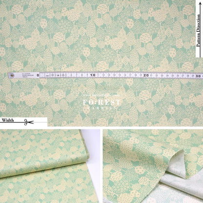 Quilting Liberty - Woodland Silhouette fabric A - FO:REST Fabric 布恩堂Liberty fabrictana lawnjapanese fabricykk zipper